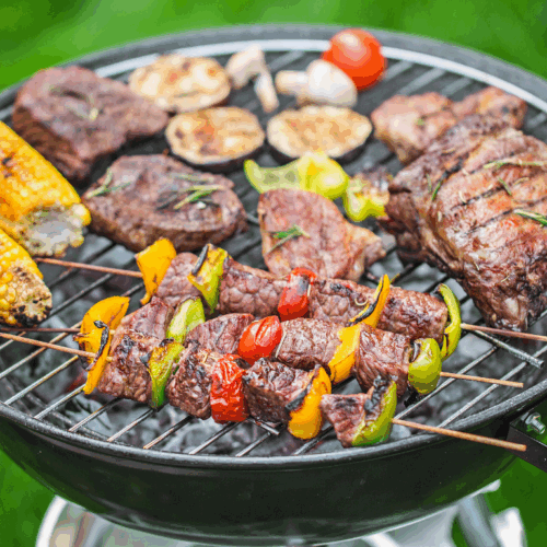 barbecue in giardino
